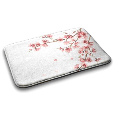 Bath mat Japanese Flowers