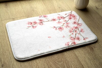 Bath mat Japanese Flowers