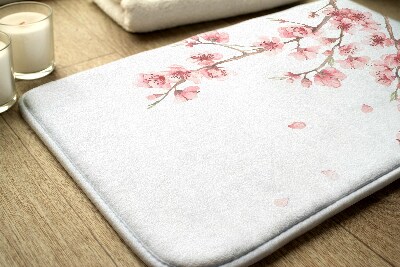 Bath mat Japanese Flowers