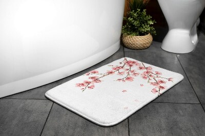 Bath mat Japanese Flowers