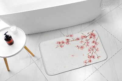 Bath mat Japanese Flowers