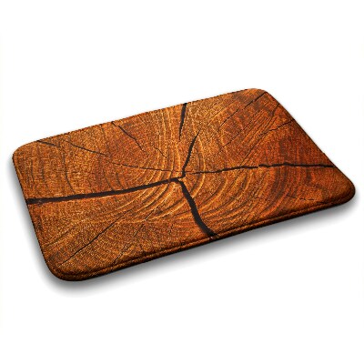 Non slip shower mat Tree trunk