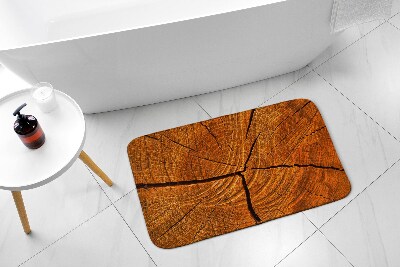 Non slip shower mat Tree trunk