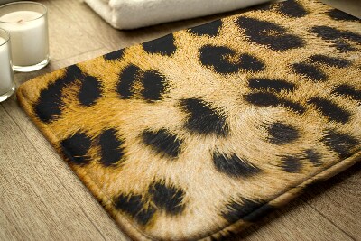 Non slip bath mat Leopard