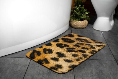 Non slip bath mat Leopard