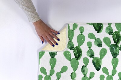 Bathroom mat Cactus pattern