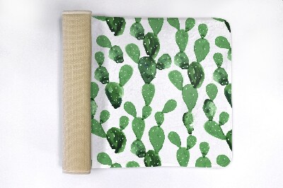 Bathroom mat Cactus pattern