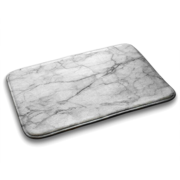 Bath mat Grey marble