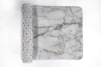 Bath mat Grey marble