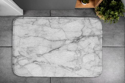 Bath mat Grey marble