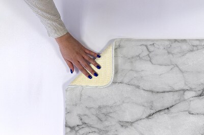 Bath mat Grey marble