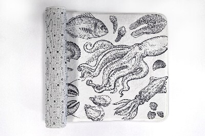 Non slip shower mat Sea Animals