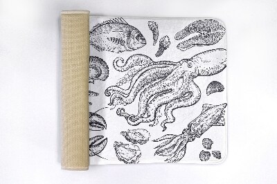 Non slip shower mat Sea Animals