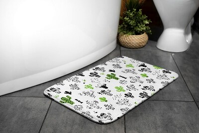 Bathmat Cacti Pattern