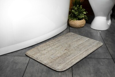 Non slip shower mat Wooden panels