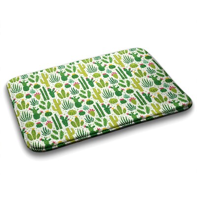 Bathmat Cacti Pattern