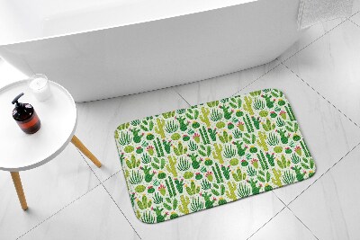 Bathmat Cacti Pattern