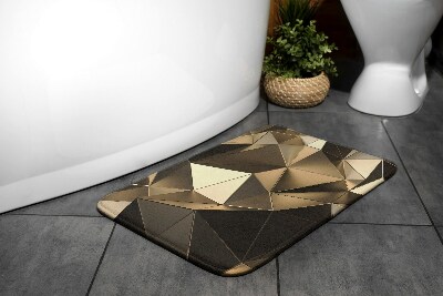 Bath mat Gold Pattern