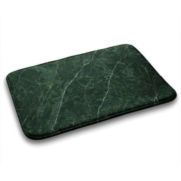 Bathroom rug Green marble