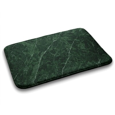 Bathroom rug Green marble