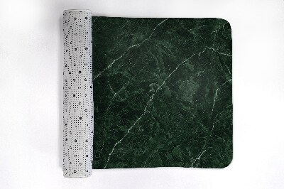 Bathroom rug Green marble