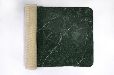 Bathroom rug Green marble