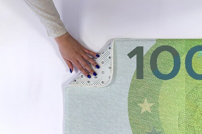 Bathroom carpet Euro Money banknote