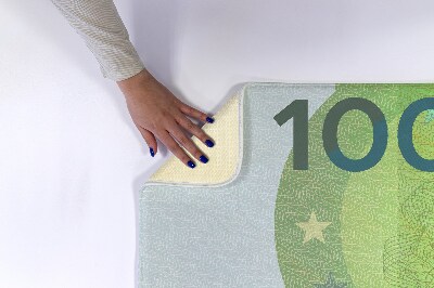 Bathroom carpet Euro Money banknote