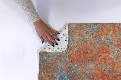 Bath mat Rust