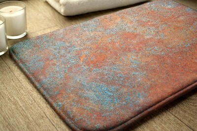 Bath mat Rust