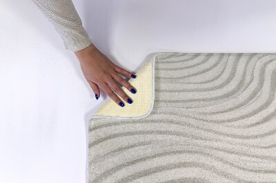 Bathroom carpet Sand