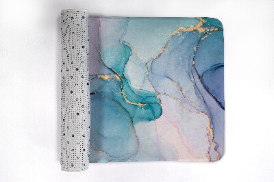 Bath mat Colorful marble