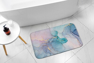 Bath mat Colorful marble