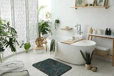 Non slip shower mat Plant leaves