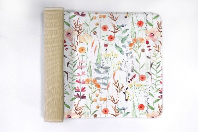 Bathroom mat Plants Flowers Pattern