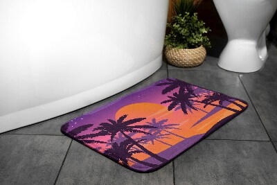 Bath rug Tropical beach