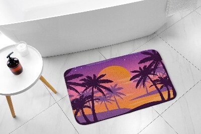 Bath rug Tropical beach