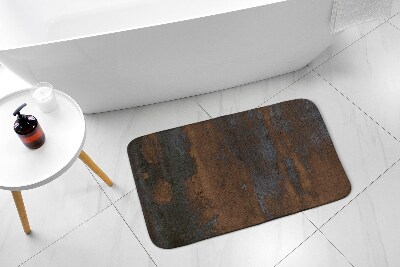 Bathroom rug Rust