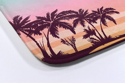 Non slip shower mat Tropical beach