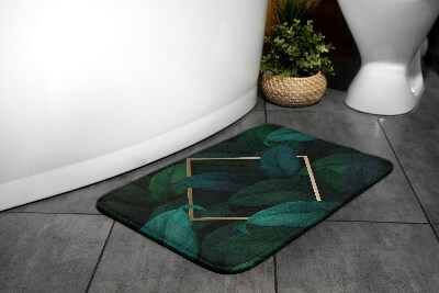 Bathroom mat Tropical leaves