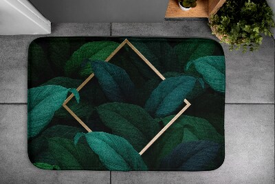 Bathroom mat Tropical leaves