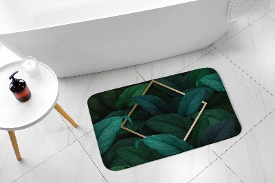 Bathroom mat Tropical leaves