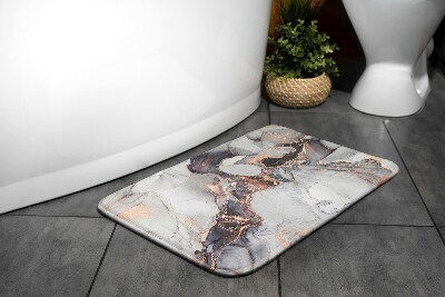 Bath rug Light marble