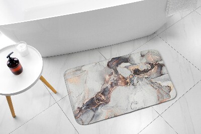 Bath rug Light marble