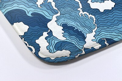 Bath mat Japanese Waves