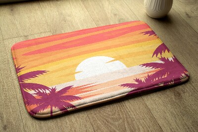 Bathroom mat Tropical beach