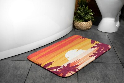 Bathroom mat Tropical beach