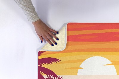 Bathroom mat Tropical beach