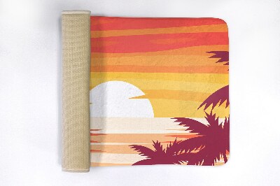 Bathroom mat Tropical beach