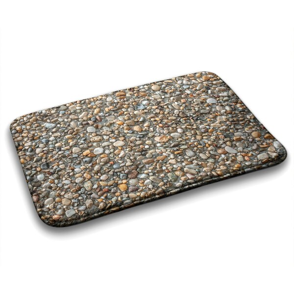 Non slip bath mat Stony beach